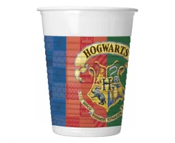 Kubeczki plastikowe - Harry Potter. Domy Hogwartu.