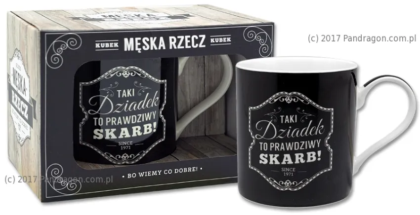 Kubek męska rzecz - Taki Dziadek to prawdziwy skarb