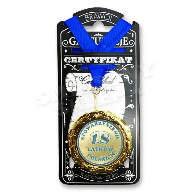 Medal w folii - Stowarzyszenie 18-latków polskich