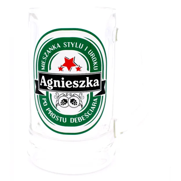 Kufel 0.3L - Agnieszka Mieszanka stylu i uroku po prostu debeściak