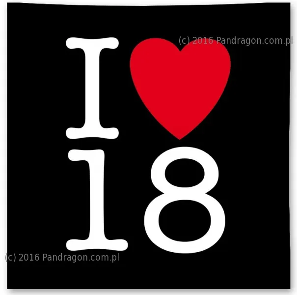 Poduszka - I love 18