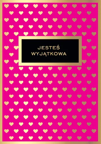 Karnet Kukartka PP - Jesteś wyjątkowa