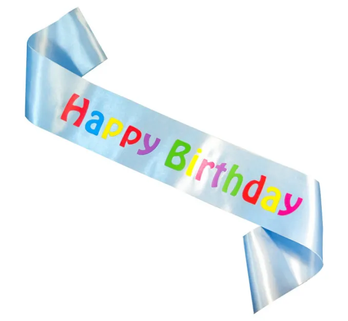 Szarfa - Happy birthday