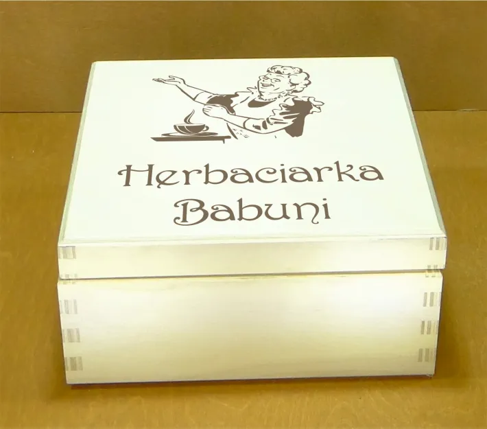 Pudełko na herbatę - Herbaciarka Babuni