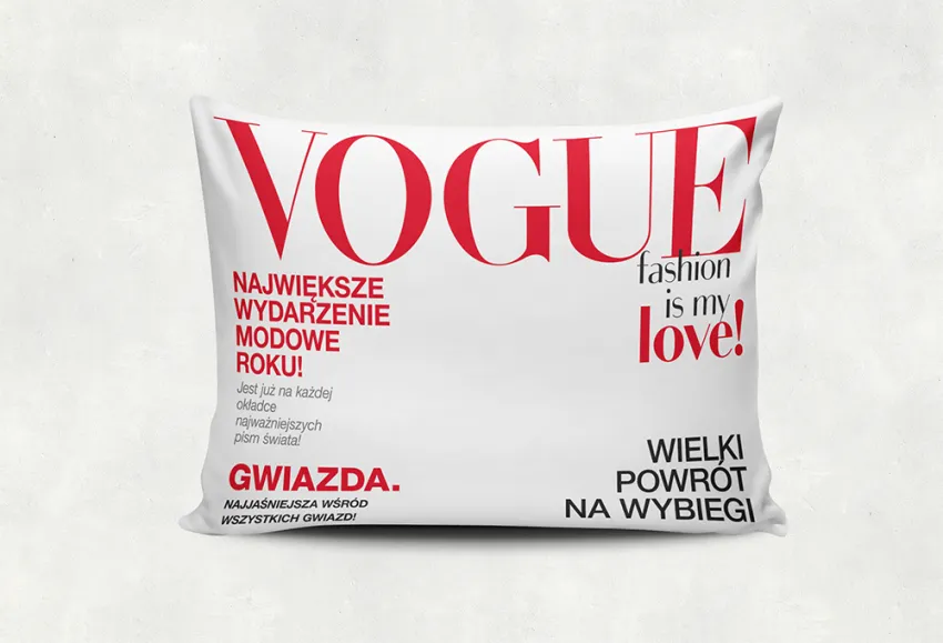 Top poszewka VOGUE - Największe wydarzenie modowe roku! Jesteś już na każdej okładce najważniejszych pism świata ...