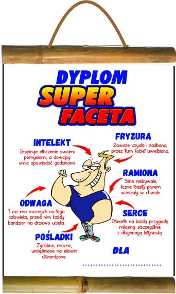 Dyplom z bambusem - Super Faceta