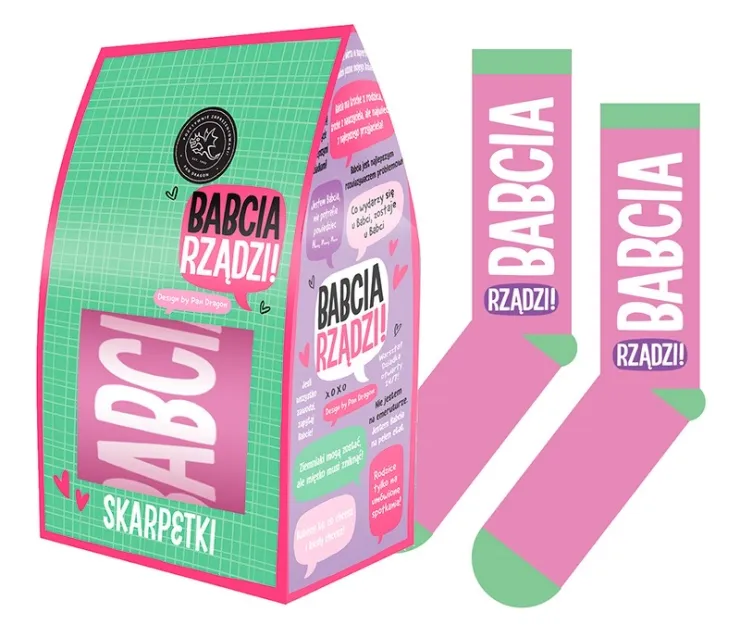 Skarpety - Babcia rządzi