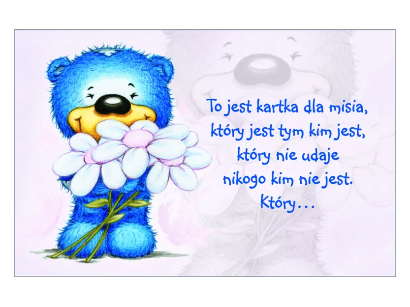 Karta kredytowa - To jest kartka dla misia któey jest tym .....