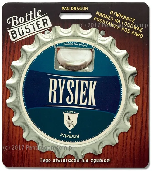 Otwieracz, podstawka, magnes 3w1 - Rysiek