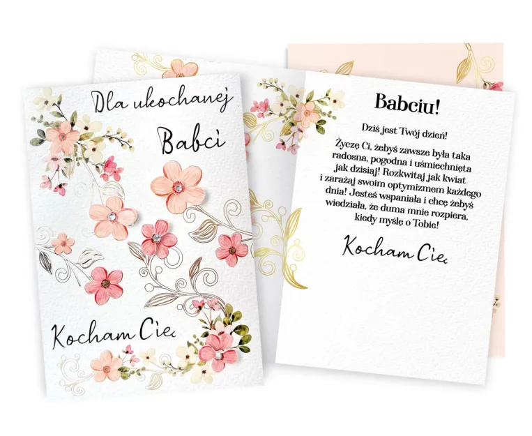 Karnet DK - Dla ukochanej Babci