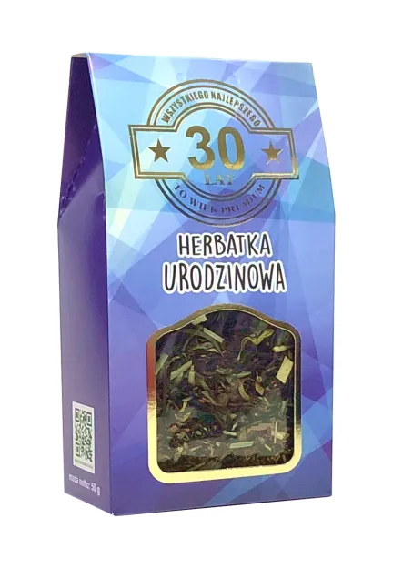 Herbatka urodzinowa - 30 lat to wiek premium, wszystkiego najlepszego 