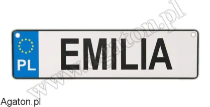 Tablica imienna - Emilia