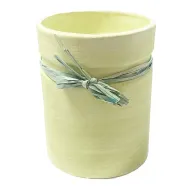 Pojemnik ceramiczny - Walec (żółty)