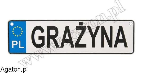 Tablica imienna - Grażyna