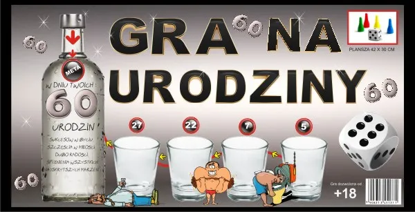 Gra alkoholowa na 60 urodziny