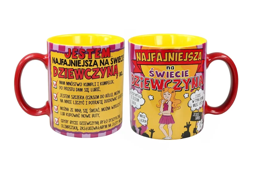 Kubek The Best - Najfajniejsza na świecie Dziewczyna