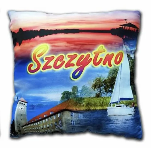Poduszka obustronna, duża - Szczytno / Kraina Tysiąca Jezior 