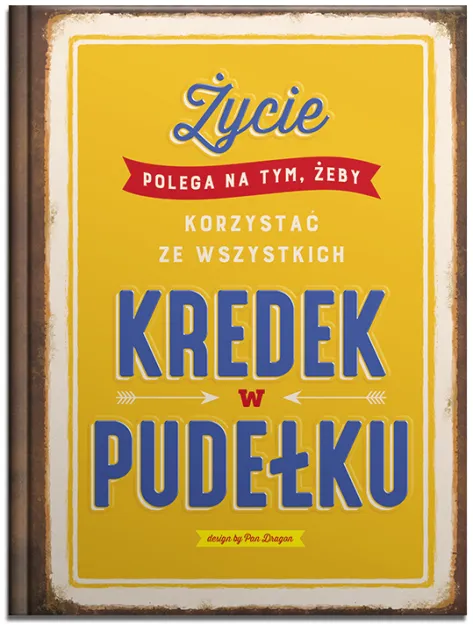 Brulion A4 kratka, 96 kartek - Życie polega na tym, żeby korzystać ze wszystkich kredek w pudełku