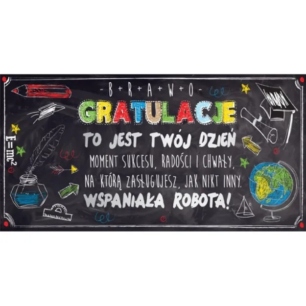 Kopertynka na kasę - Brawo! Gratulacje! To jest twój dzień!