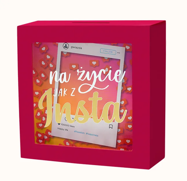 Skarbonka Skarbbox - Na życie jak z Insta