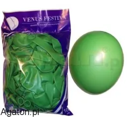 Balony zielone 10 pastel - cena za 10szt