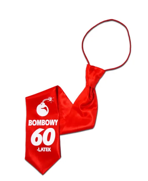 Krawat czerwony - Bombowy 60-latek