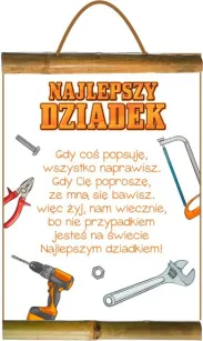 Dyplom z bambusem - Najlepszy Dziadek
