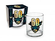 Szklanka Royal do whisky - 60 lat, czyli facet 3D: dojrzały, dzielny, doskonały :)