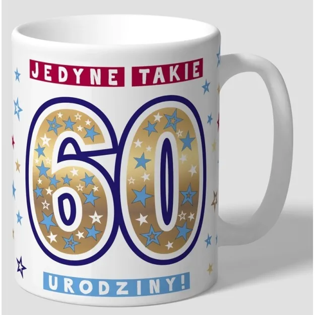 Kubek premium - Jedyne takie 60 urodziny