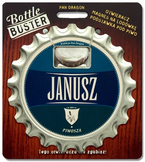 Otwieracz, podstawka, magnes 3w1 - Janusz