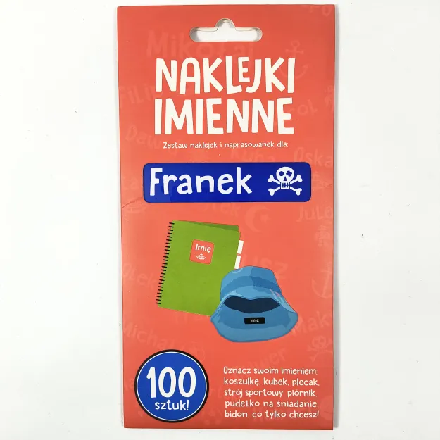 Naklejki imienne 100 szt. - Franek
