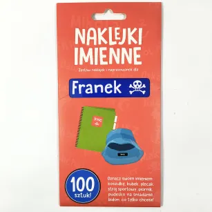 Naklejki imienne 100 szt. - Franek