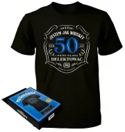 Koszulka czarna - Jestem jak whisky ma 50 lat i można się mną delektować