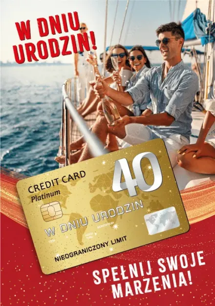 Karnet + Karta - 40. W dniu urodzin.