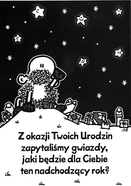 Kartka Sheepworld - Z okazji Twoich Urodzin zapytaliśmy gwiazdy, jaki będzie dla Ciebie ten nadchodzący rok?