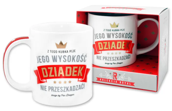Kubek Royal - Z tego kubka pije jego wysokość Dziadek