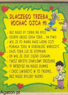Dyplom - Dlaczego trzeba kochać ojca?!!!
