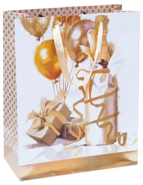 Torebka Kukartka L - Ślubna (prezenty, balony, szampan)