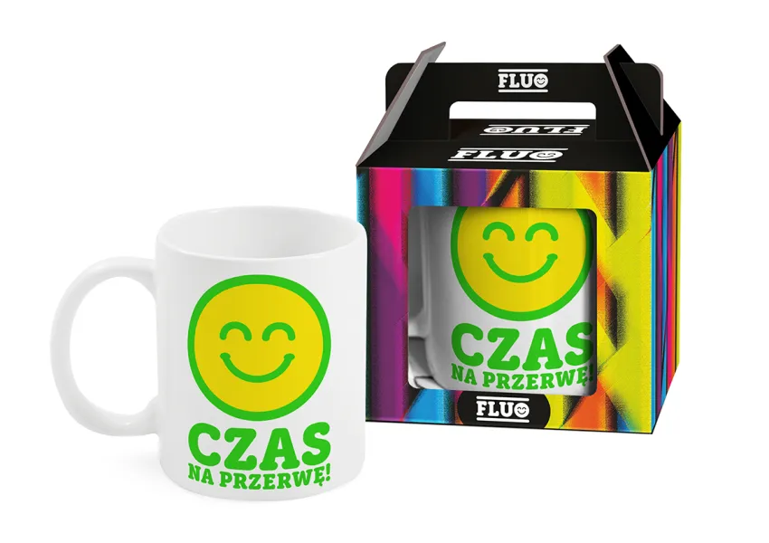 Kubek Fluo - Czas na przerwę!