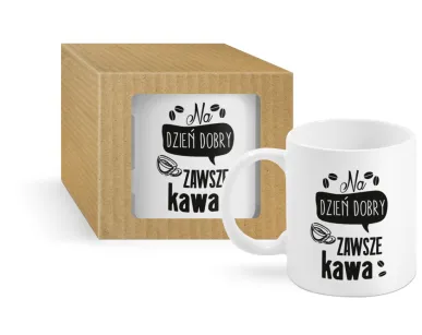 Kubek Eco - Na dzień dobry zawsze kawa