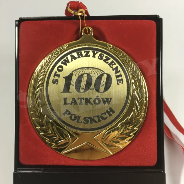Medal w etui - Stowarzyszenie 100-latków polskich