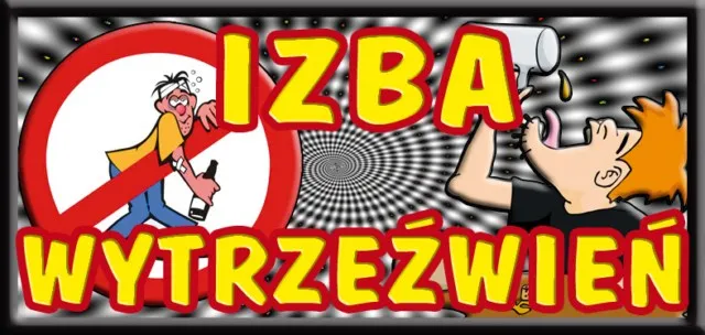 Tabliczka 3D - Izba wytrzeźwień