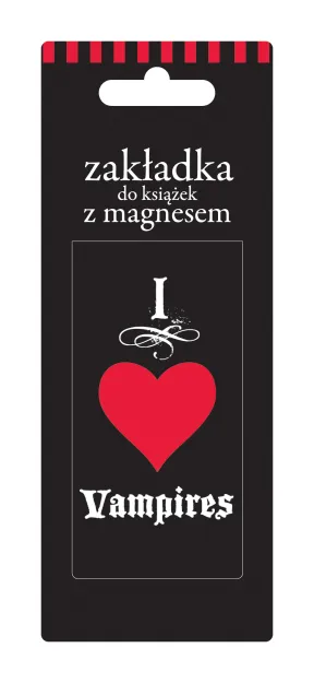 Zakładka magnetyczna do książki - I love vampires