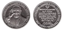 Moneta na szczęście Kukartka - Ojciec Święty Franciszek - 2