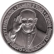 Moneta na szczęście Kukartka - Ojciec Święty Franciszek