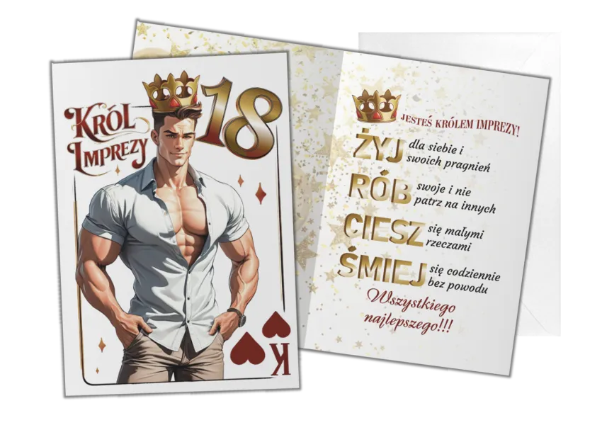 Karnet B6 - 18 Król Imprezy