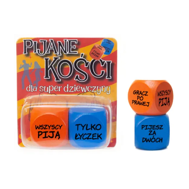 Pijane kości - Dla Super Dziewczyny (pomarańczowe)