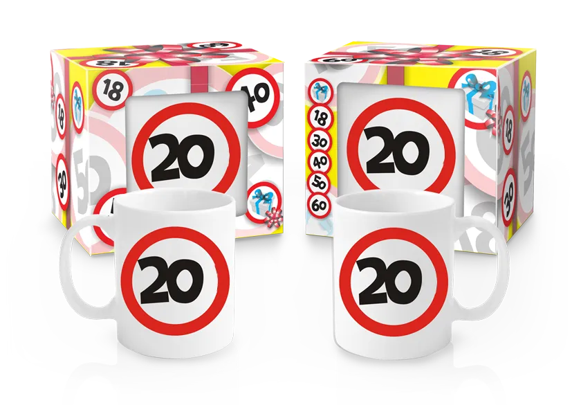 Kubek mega urodzinowy - 20+