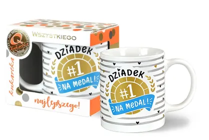 Kubek premium - Dziadek na medal #1 