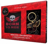 Skarpety + brelok - Dla Motocyklisty. Born to ride.
